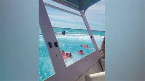 Weekend Reporter. A video on social media captured the moment an excursion boat capsized in the Bahamas, leaving one American tourist dead. The 74-year-old woman from Broomfield, Colorado, was on ...